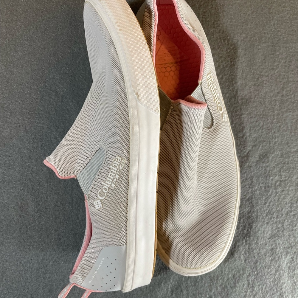 Columbia Gray and Pink Slip-On Shoes - Picture 2 of 10